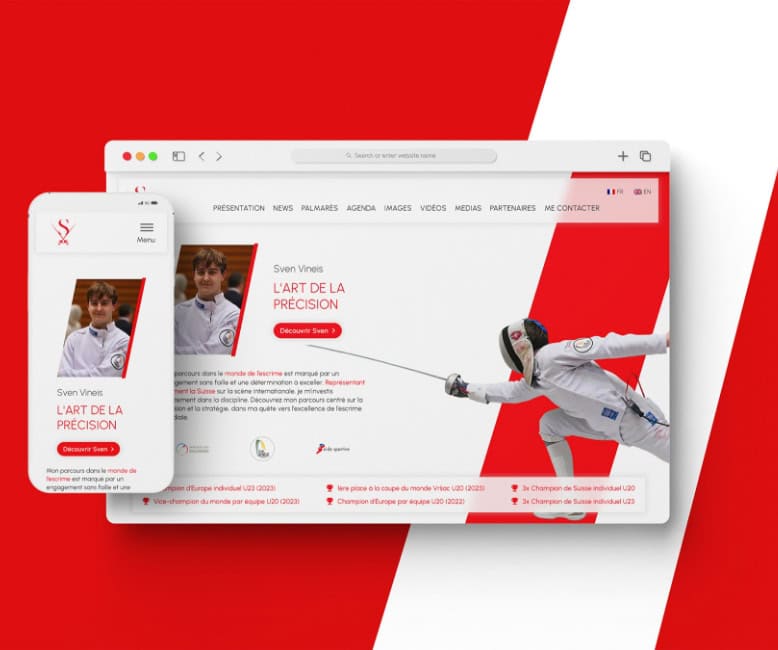 Sven Vineis Web Design Site Internet
