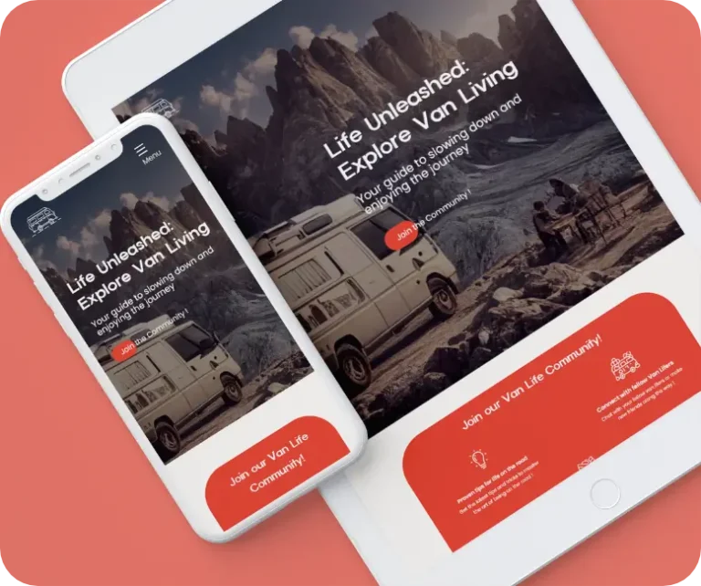 Van Life Site Internet Web Design