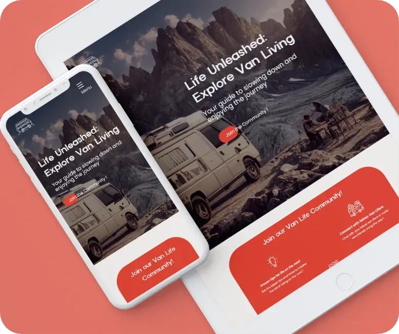 Van Life Site Internet Web Design